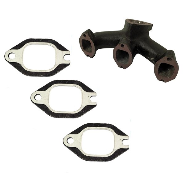 Aic Replacement Parts 4607842 Exhaust Manifold w Gaskets Fits Ford NH 3010S 3435 3830 3935 4010S 4030 4607842-GASKET - main